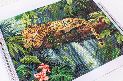 LT02  Leopard on a Branch