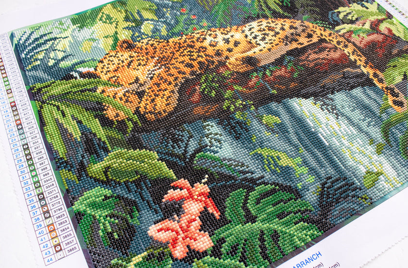 LT02  Leopard on a Branch