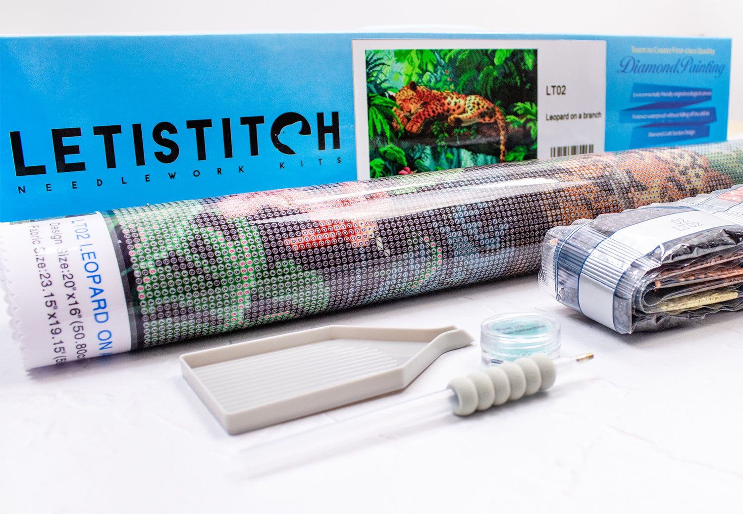 LT02  Leopard on a Branch