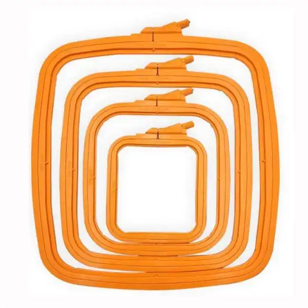 Orange - Nurge Embroidery Hoop-(Cross Stitch Square Hoop)