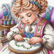 The Little Artisan - Cross Stitch Kit AVA P024