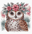 The Owl and his Natural Headband - Cross Stitch Kit AVA P028