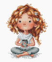 Morning of Curls and Coffee - Cross Stitch Kit AVA P030