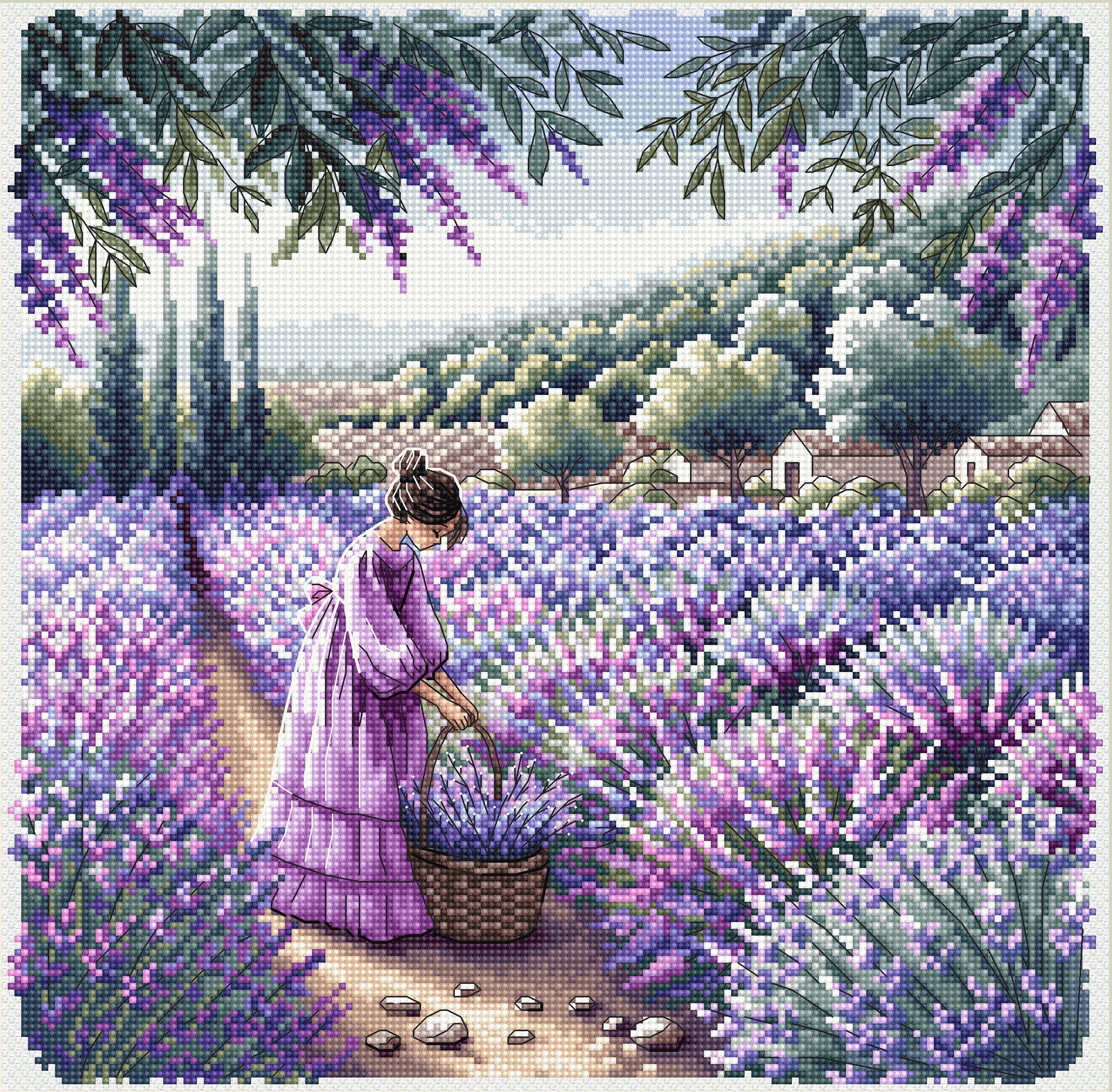 Perfume of Provence - Cross Stitch Kit AVA P031