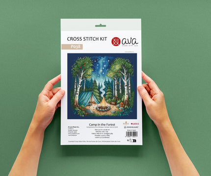 Camp in the Forest - Cross Stitch Kit AVA P038