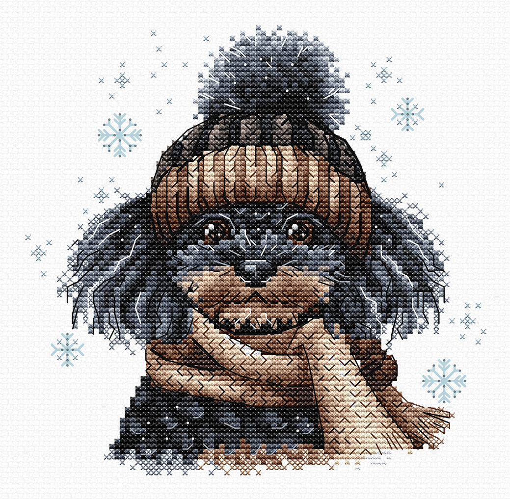 The Poodle - Cross Stitch Kit AVA P039