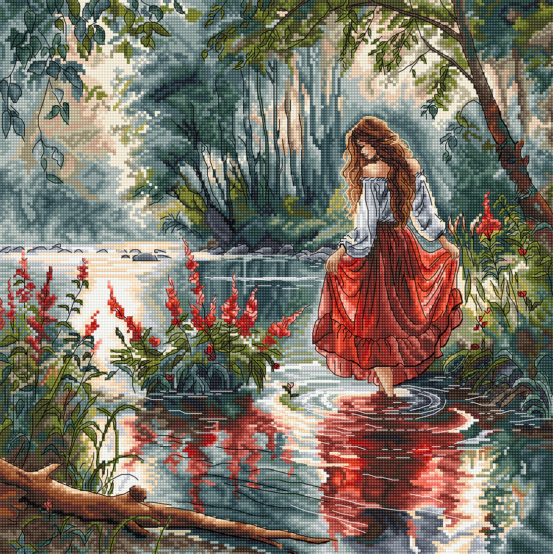 The Secret of the Forest - Cross Stitch Kit AVA P041