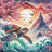 The Turtle of the Rising Sun - Cross Stitch Kit AVA P056