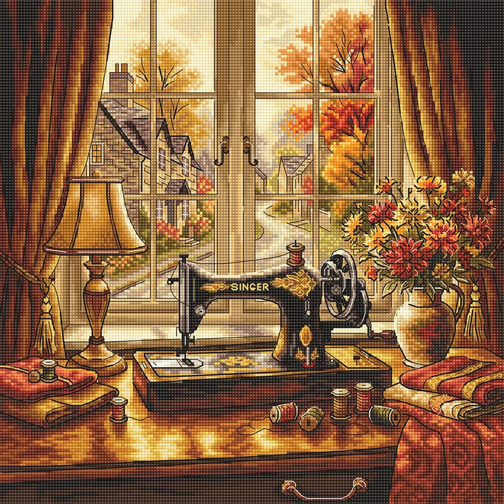P093 Sewing Corner - Cross-Stitch Kit