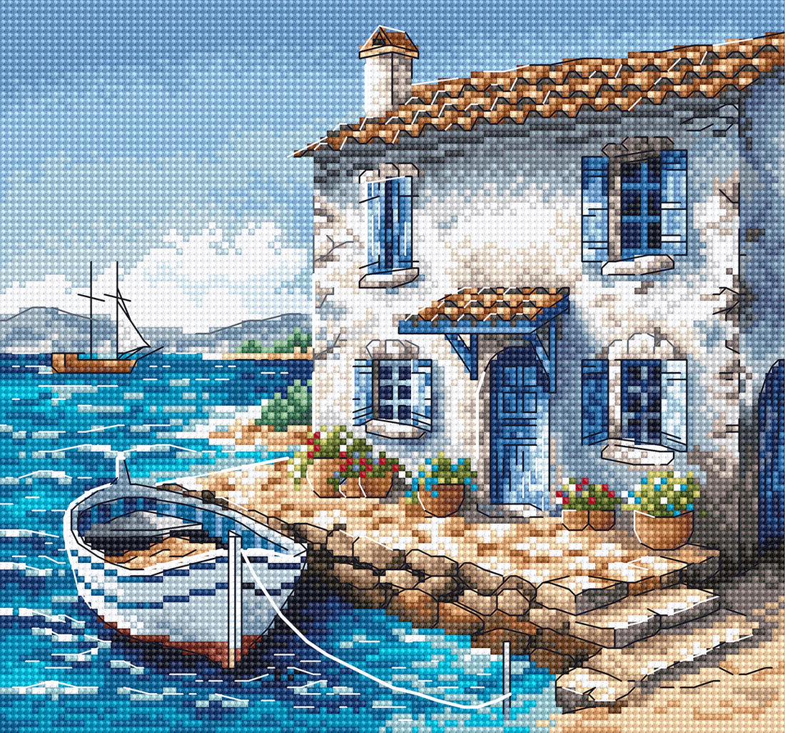 Cross Stitch Kit AVA P103-The Fisherman's Corner