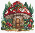 Mushroom Cabin - Cross Stitch Kit AVA P109