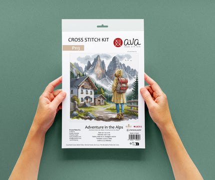 Adventure in the Alps - Cross Stitch Kit AVA P113