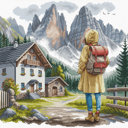 Adventure in the Alps - Cross Stitch Kit AVA P113