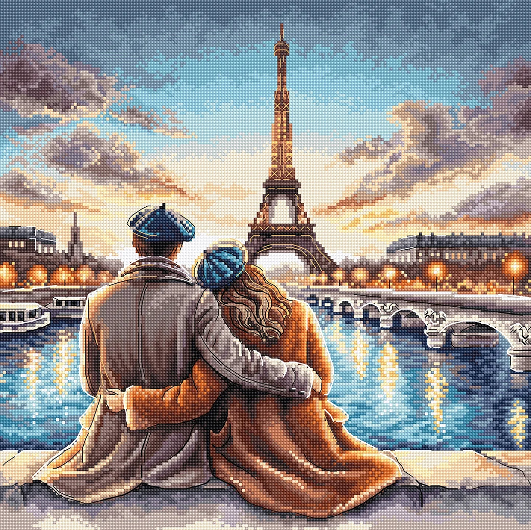 Sunset in Paris - Cross-Stitch Kit - Signature Collection P119
