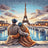 Sunset in Paris - Cross-Stitch Kit - Signature Collection P119