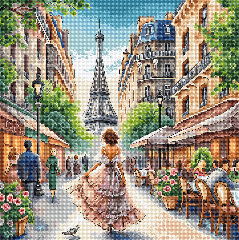 From Paris With Love - Cross Stitch Kit AVA P126