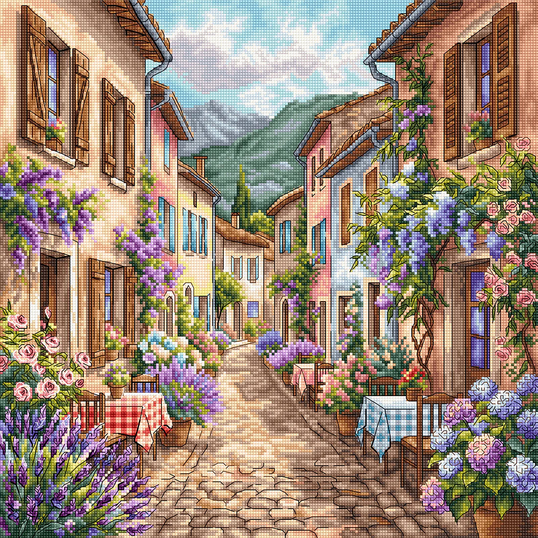A Stroll Through Provence - Cross Stitch Kit AVA P141