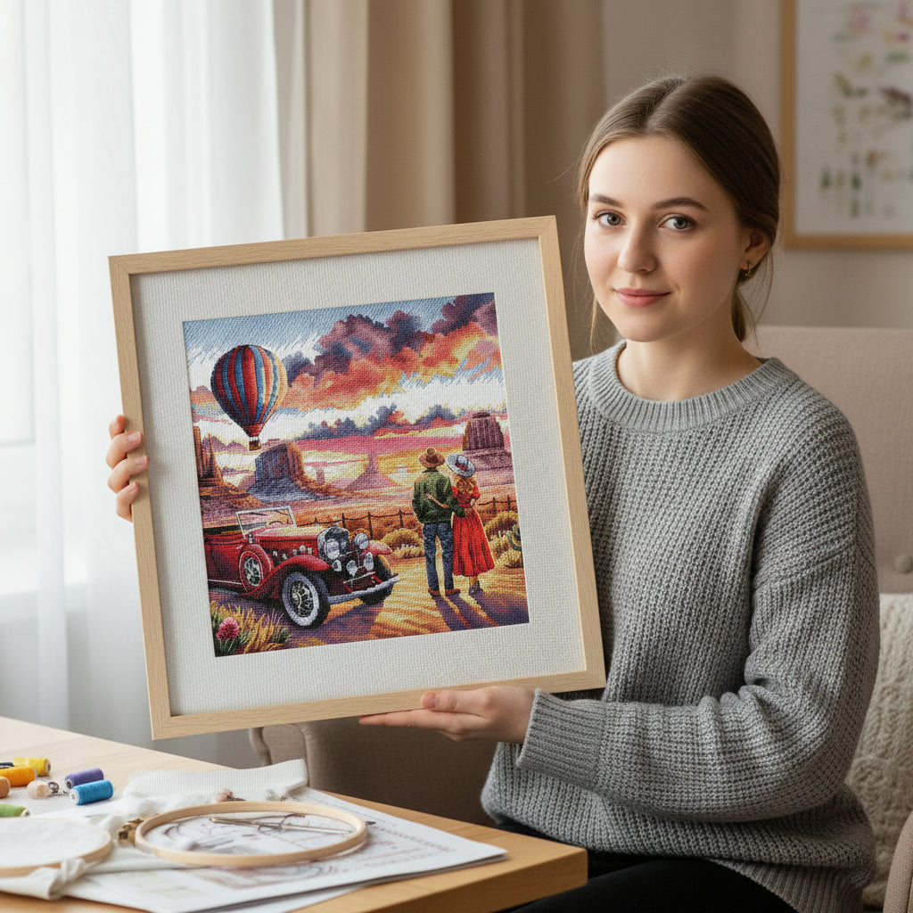 A Romantic Trip - Cross Stitch Kit AVA P142