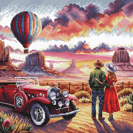 A Romantic Trip - Cross Stitch Kit AVA P142