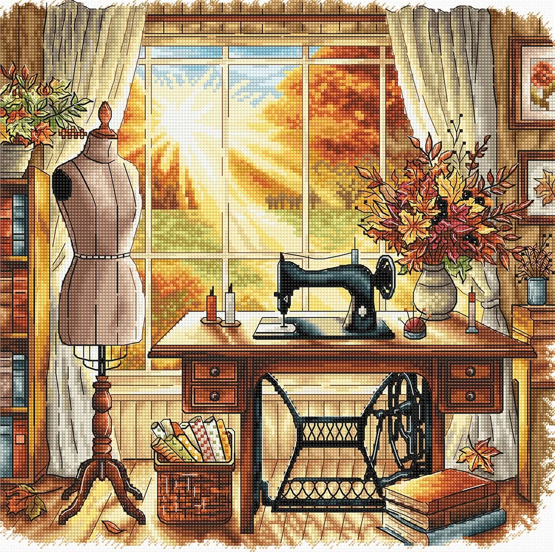 P188 The Dressmaker's Corner - Cross Stitch Kit
