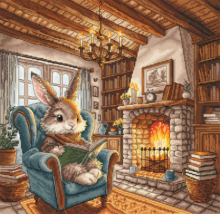 Afternoon of Reading - Cross Stitch Kit AVA P195