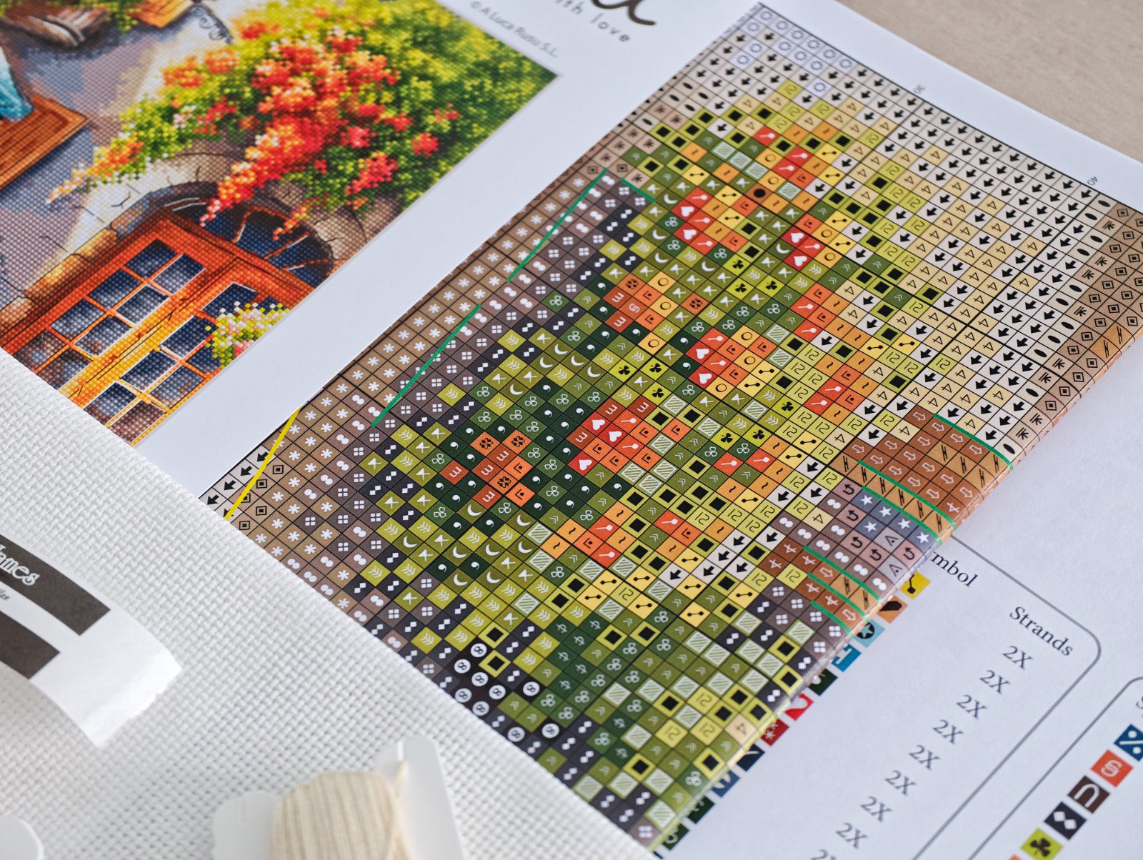 The Blue Vespa - Cross Stitch Kit AVA P168