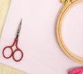 Letistitch Embroidery Scissors 20417 Red-Matte handles