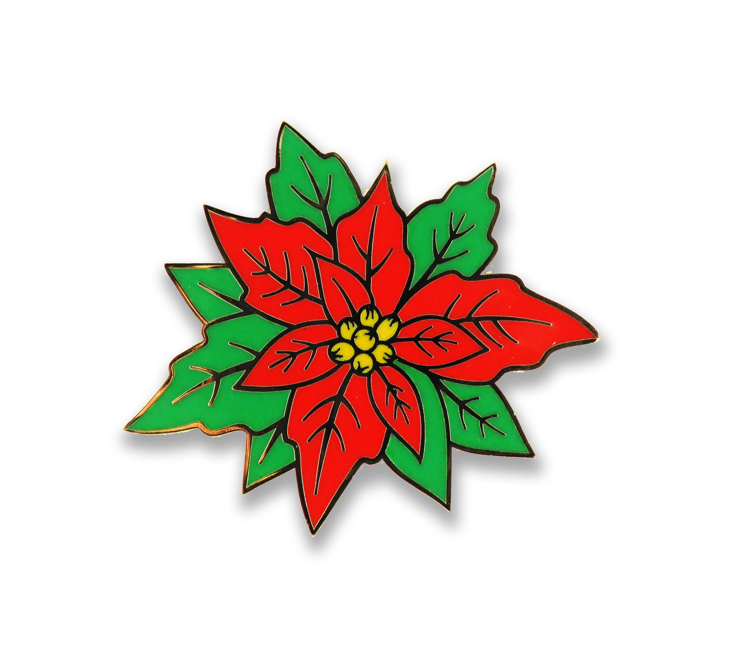 Letistitch SKU 14353 Poinsettia Chart Holder & Needle Minder