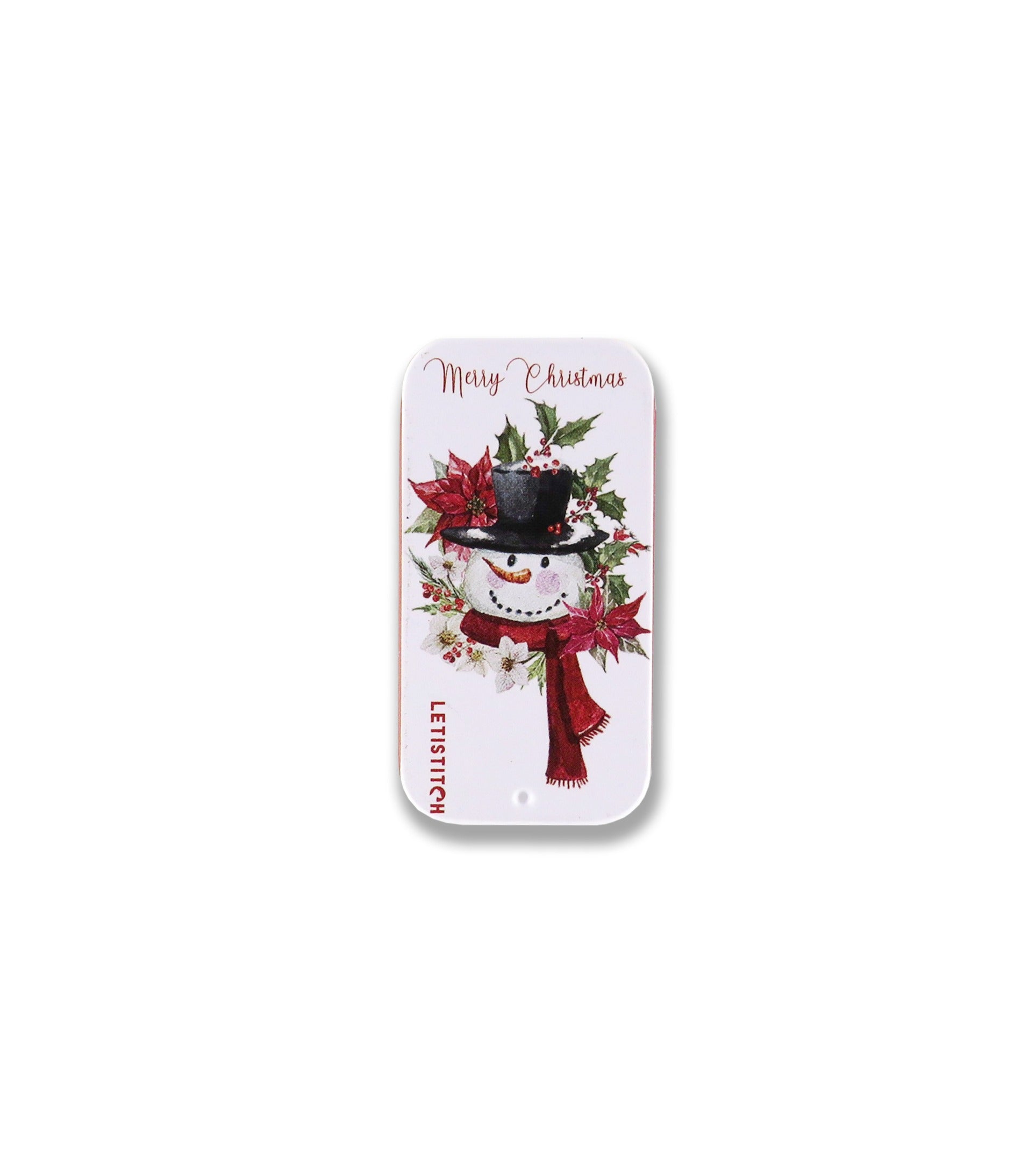 Letistitch "Merry Christmas" Tin Box 25630