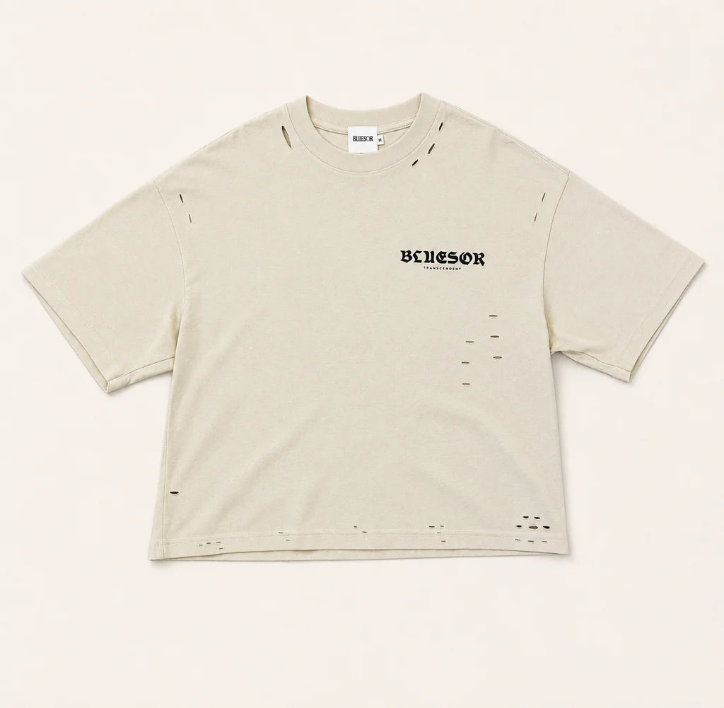 BEYOND Frayed Boxy Tee