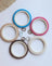 Blue Embroidery Round Hoop - Nurge Flexible Hoop, Round Cross Stitch Hoop