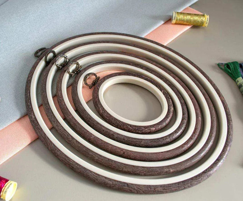 Embroidery Hoops - Nurge Flexible Hoops, Round