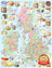 A Cheesemonger's Map of British & Irish Cheese 1000 Piece Jigsaw Puzzle