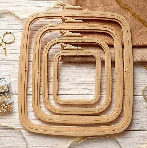 Cross Stitch Hoop, Beige - Nurge Embroidery Hoop
