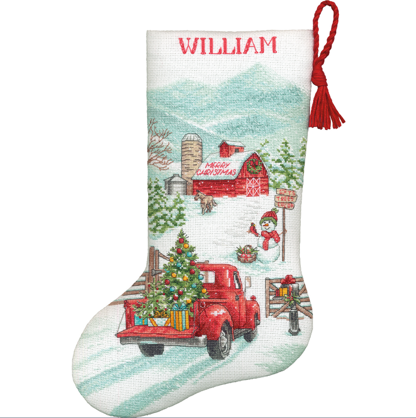 Holiday Farm Stocking D70-09619