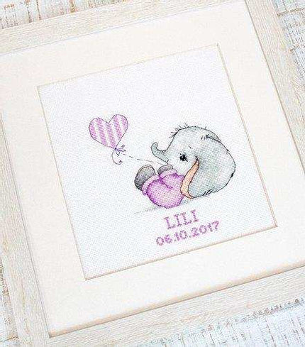 Cross Stitch Kit Luca-S - Baby Girl, B1133