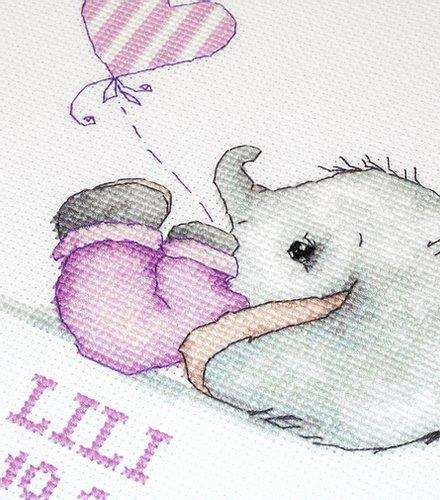 Cross Stitch Kit Luca-S - Baby Girl, B1133