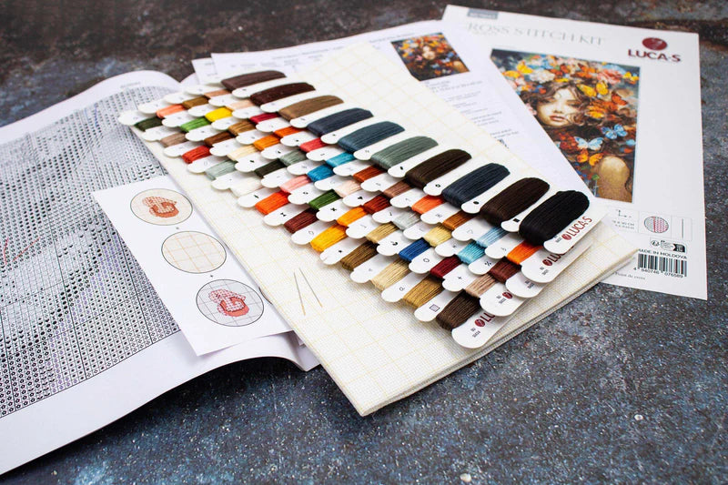 Cross Stitch Kit Luca-S - Butterflies Magic, (BU5043)