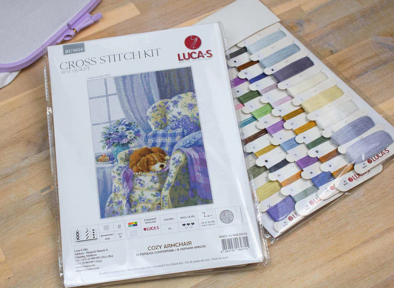 Cross Stitch Kit Luca-S - Cozy Armchair, (BU5016)