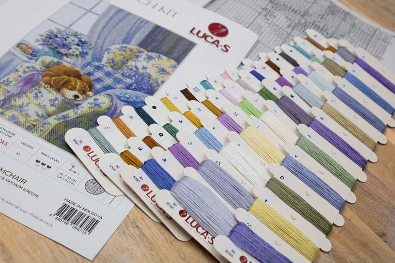 Cross Stitch Kit Luca-S - Cozy Armchair, (BU5016)