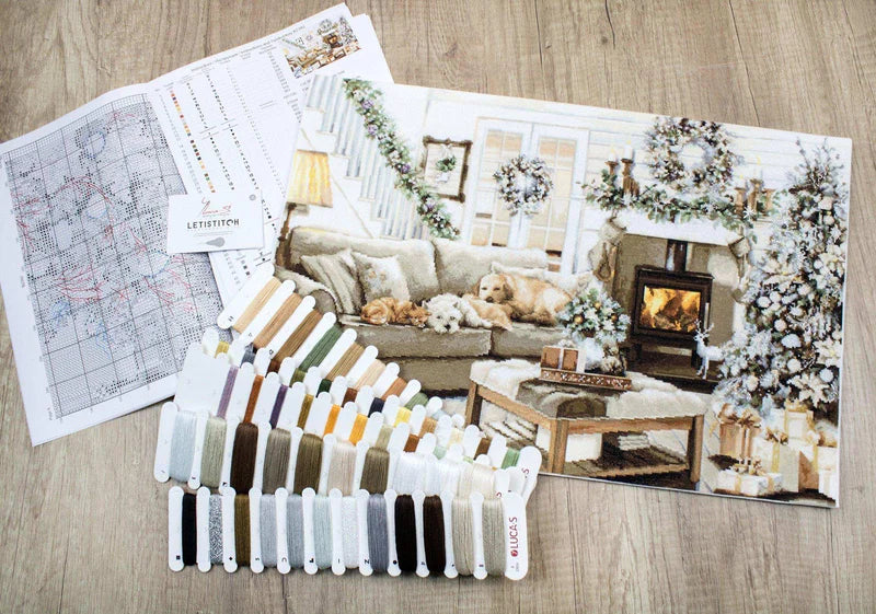 Cross Stitch Kit Luca-S - Dreaming of a White Christmas, (B2393)