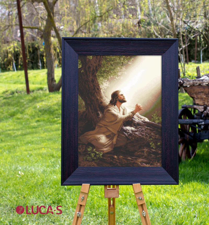 Cross Stitch Kit Luca-S Gold - Jesus Christ, (B618)