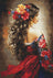 Cross Stitch Kit Luca-S GOLD - The Spanish Girl, (B702)