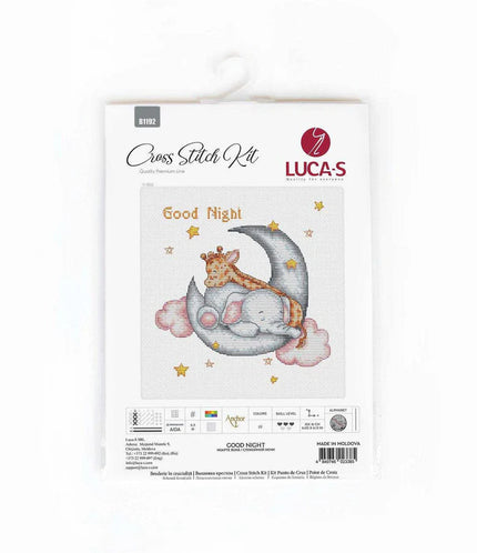 Cross Stitch Kit Luca-S - Good Night, B1192