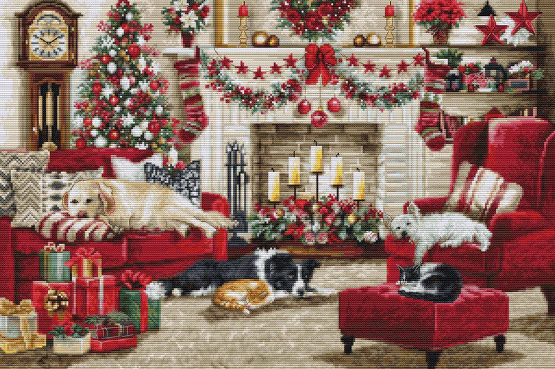 Cross Stitch Kit Luca-S - Pets Interior, (BU5013)