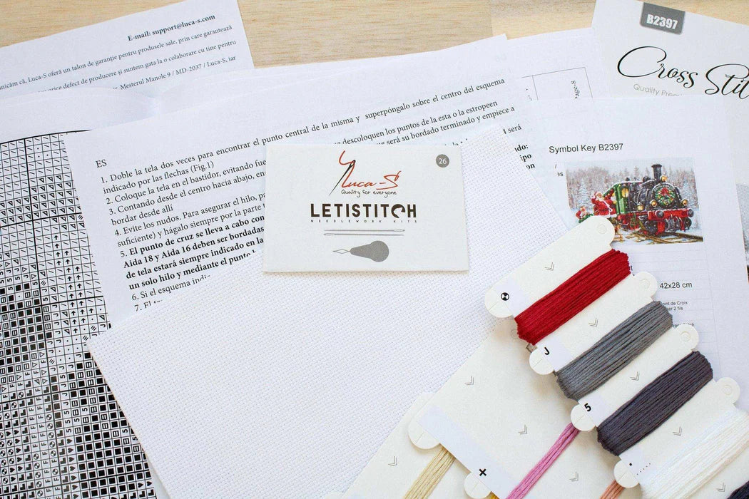 Cross Stitch Kit Luca-S - Santa`s Express, B2397