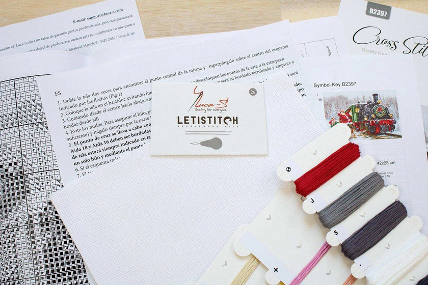 Cross Stitch Kit Luca-S - Santa`s Express, B2397