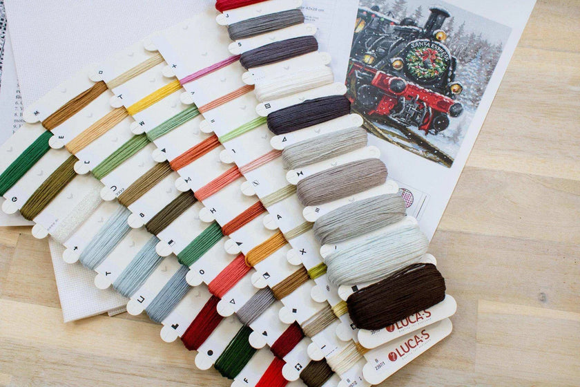 Cross Stitch Kit Luca-S - Santa`s Express, B2397