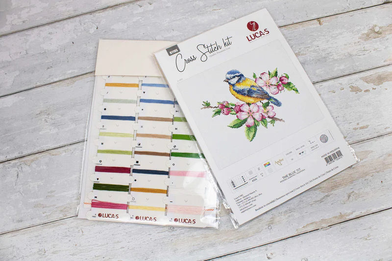 Cross Stitch Kit Luca-S - The blue tit, B1195