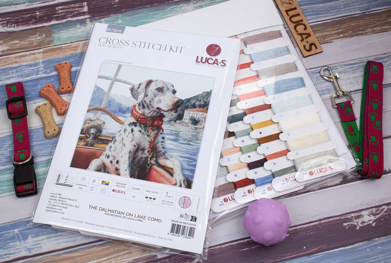 Cross Stitch Kit Luca-S - The Dalmatian on Lake Como, BU5039